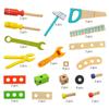 Kids Wooden Toolbox Montessori Pretend Play Tool Children Nut Screw Assembly Simulation Repair Carpenter Educational Puzzle Toy