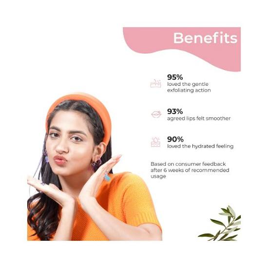 Pilgrim Squalane Отшелушивающий пилинг для губ в рулоне, 6 мл