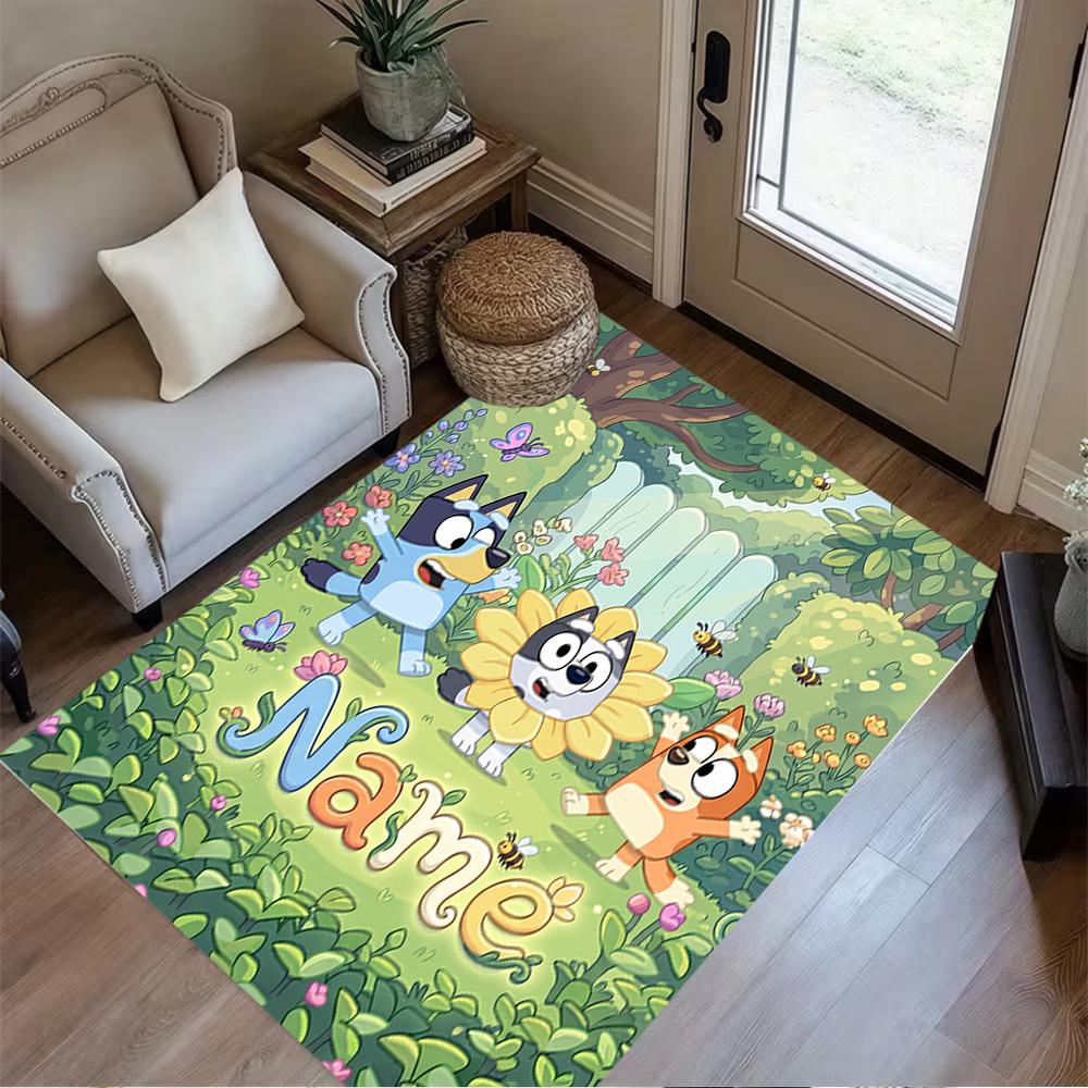 Friends Garden Personalized Text Carpet Suitable for Kitchen Foyer Entryway Game Room Anti-slip Rug Office home decor Spiritual Gift