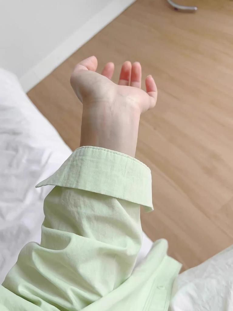 Женская блузка ретро-стиля синего цвета с длинным рукавом для весны и осени, размер petite