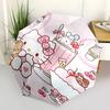 1 шт. Автоматический складной зонт на тему мороженого Сандей Hello Kitty - Портативная трехскладная конструкция с железным каркасом, идеально подходит для использования на улице, праздничные подарки