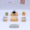 Dolls House Miniature Furniture Sofa Chair Desk Chair Diy Dollhouse Decoration