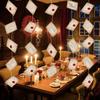 Halloween Harry-Themed Party Decoration Set with 20pcs Floating Acceptance Letter Banners, Magic Wizard Welcome Letters for Masquerade