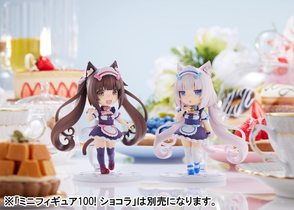 Plum Мини-фигурка Nekopara 100 Ванилла, Высота около 100 мм, ПВХ без масштаба, Предварительно окрашенная, Полная фигурка, PM38462