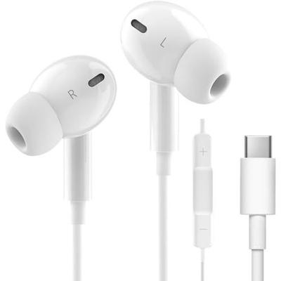 Улучшенная версия качества звука Наушники Type C ТИП-C Проводные Совместимые iPhone 15 16 USB-C Разъем HIFI Звук Регулировка громкости Глубокий бас Высокоточный G19