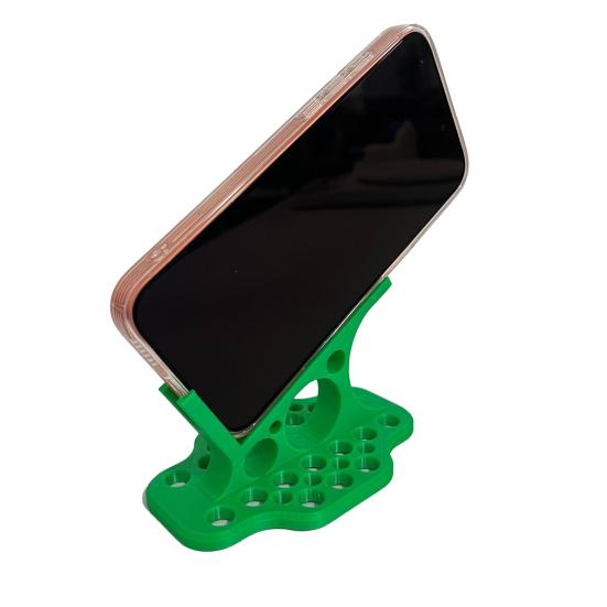 Держатель для мобильного телефона, лежащего на боку, Противоскользящая подставка для телефона с функцией громкой связи, Эргономичная подставка для телефона для просмотра видео