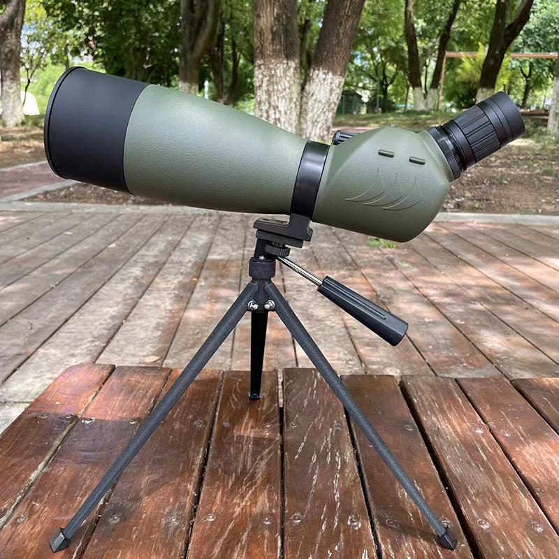 Водонепроницаемый телескоп для наблюдения за птицами 25-75x70 HD с ночным видением при слабом освещении для взрослых - Идеально подходит для использования на открытом воздухе и для стрельбы по мишеням