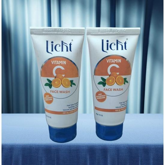 Очищающее средство для лица с витамином С. Упаковка из 2 шт.. Лихт. Продукт MORVIN