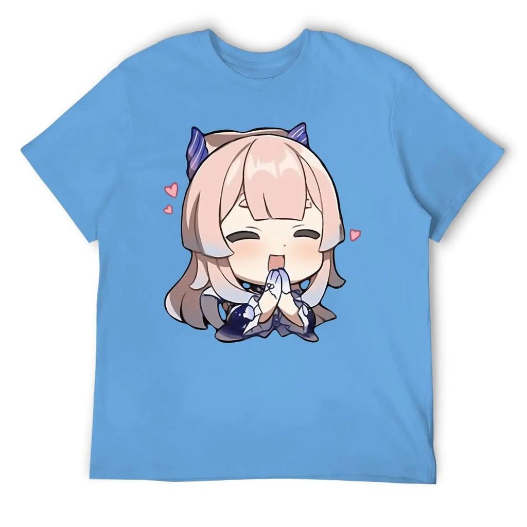 Sangonomiya Kokomi Genshin Impact Pray Tees Vintage T-shirt Harajuku Sports Graphic Aactivity Competition USA Size