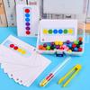 Toddler Logic & Concentration Puzzle: Clamping Beads & Balls Early Education Toy