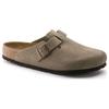 Birkenstock Бостон Кроссовки женские с мягкой стелькой, цвет тауп, белые 560771