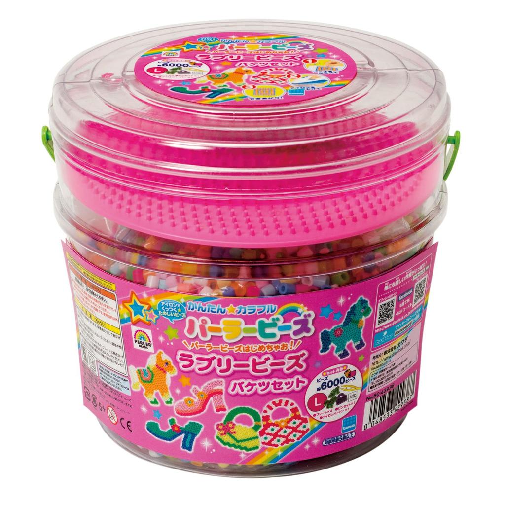 Набор бусин Kawada Perler Beads Lovely Beads Bucket Set 80-42938