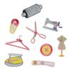 9 Pcs Sew On/Iron On Patches Scissors Embroidered Patches Sewing Machine Repair Patches Applique Patches for Clothes