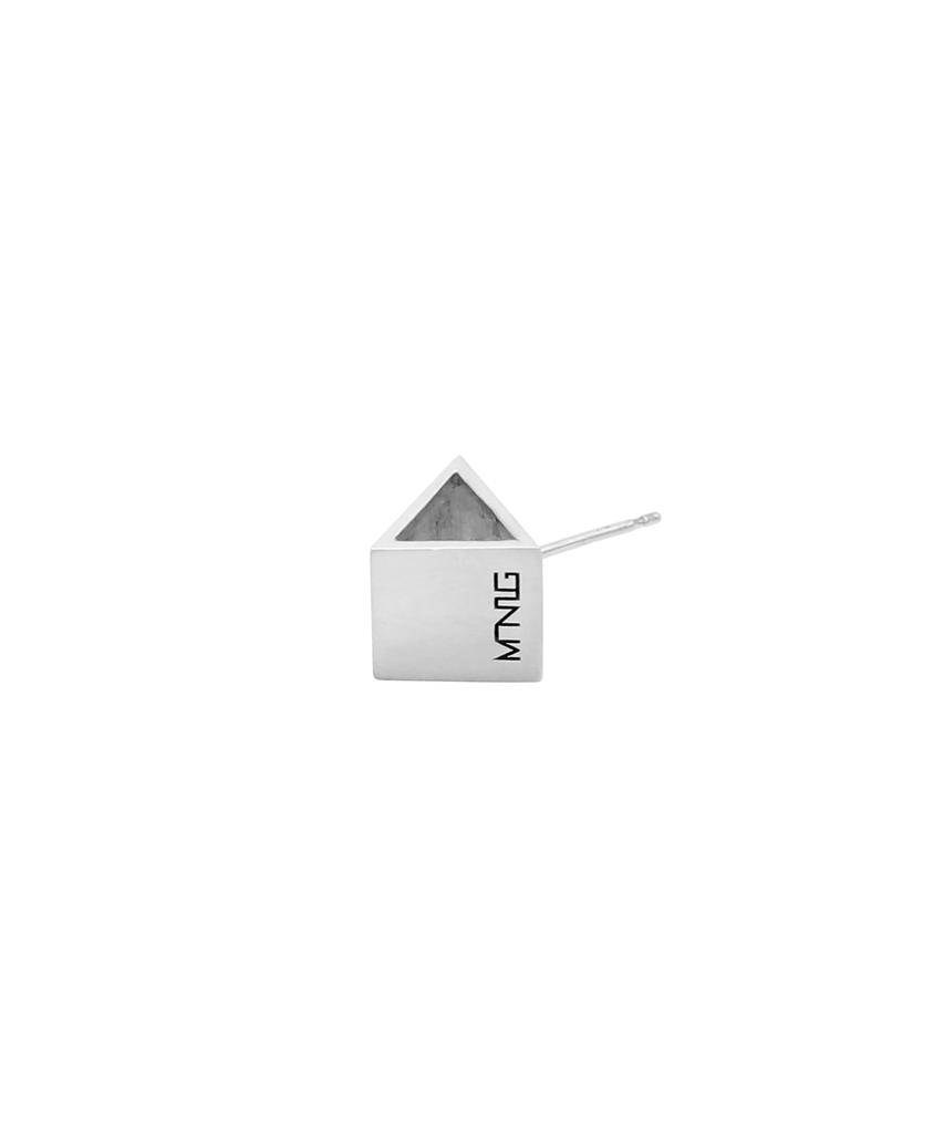 Серьги Manig Triangle Sb Серебряные
