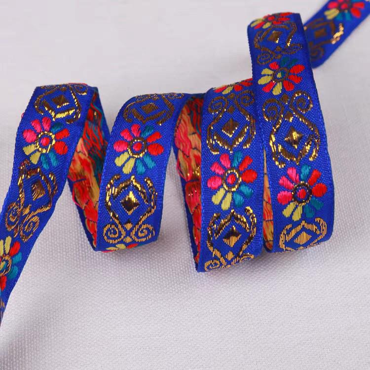 Кружевная лента Xin Yuan 2 см, средний цветок, для DIY этнической одежды и аксессуаров для одежды