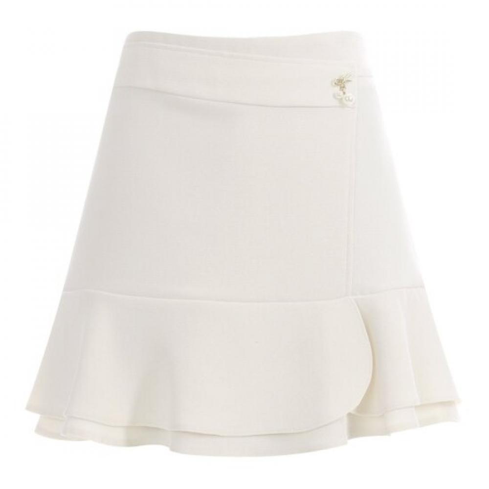 Shop Women Golf Frill Skirt Ivory Ns Wsk 1355