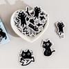 45pcs Vintage Scrapbook Stickers Waterproof Decorative Stickers Black Cat Stickers  Scrapbooking