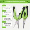 1pc Gardening Pruning Shears Garden Tools Secateurs Bonsai Gardening Scissor Grape Fruit Picking Weed Household Potted Pruning Tool