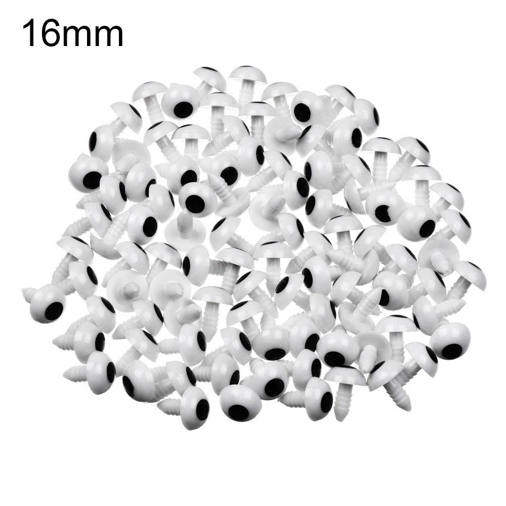 Plastic White&Black Stuffed Toys Parts Doll Eyes Craft Animal Puppet Accessories Safety Doll Eye