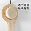 New flat-top straw hat women's spring and summer British style fashion versatile single product travel vacation sun protection visor