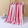 Мягкое Впитывающее Коралловое Флисовое Банное и Лицевое Полотенце - Не Оставляет Ворсинок, Полосатый Дизайн