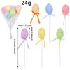 6Pcs/set Colorful Painting Easter Egg Tree Branch Foam Revival Egg Decoration  for Easter Decoration