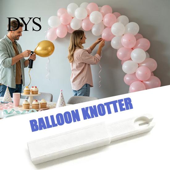 Balloon Knotting Device 3D Printed Knotter Tool, Lightweight Tying Helper for Latex Balloons, Fast Aid Kids, Adults, Party Setups