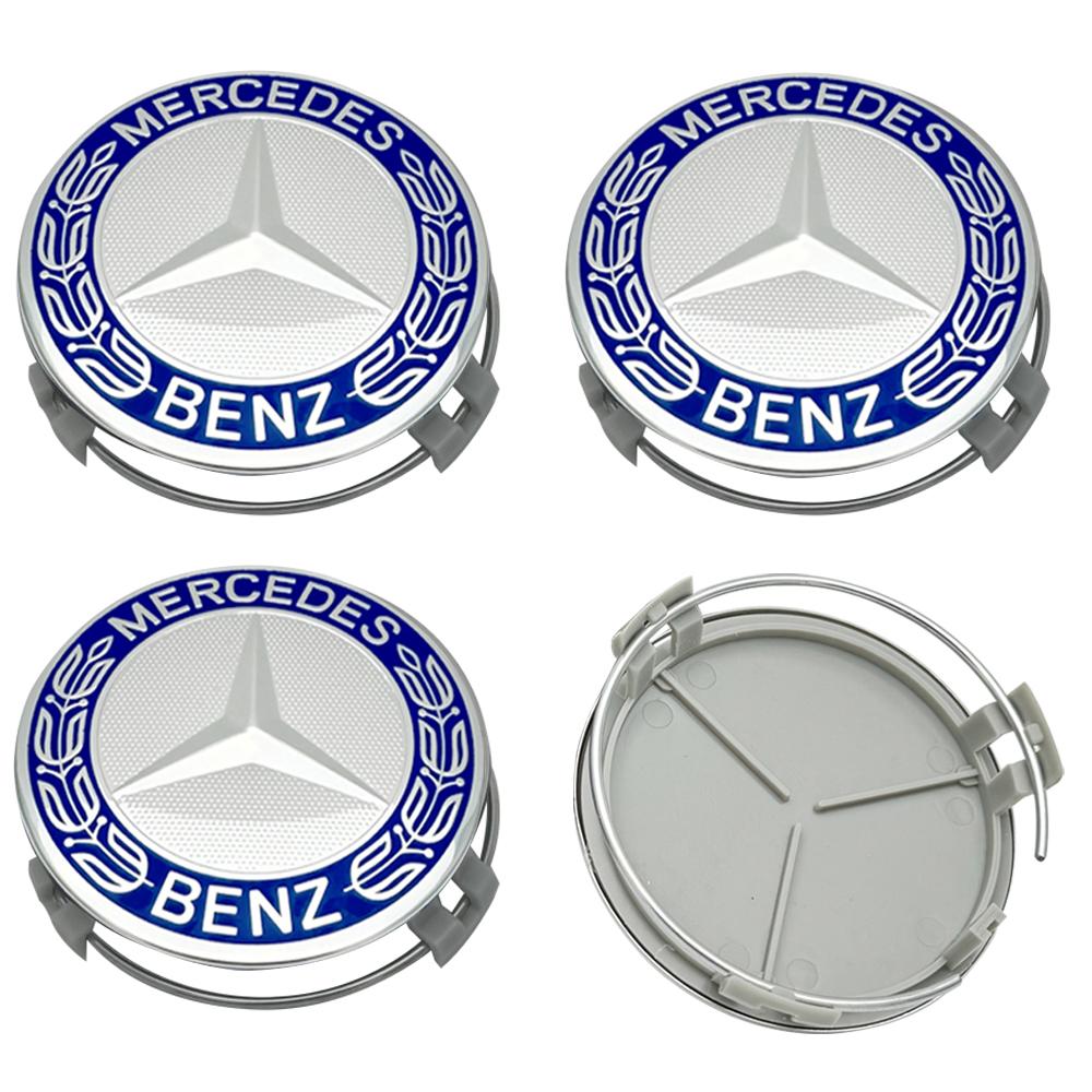 75MM 4шт Колпачки на ступицы колес автомобиля Для Mercedes Benz W203 W204 W210 W168 AMG CLA GLB GLC Внутренние молдинги DQLGG-BENC WD1