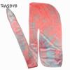 Unisex Men Velvet Durag Bandanas For Men Tie Dyed Print Velvet Durags Long Tail Headband Hair Wave Cap Head Scarf Durag