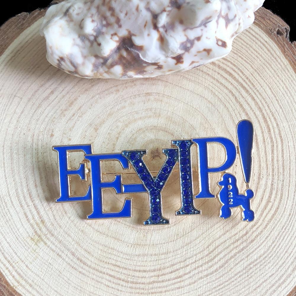 High Quality Greek Sorority DST SKEEWEE EEYIP OOOOP University Society Custom Brooch ZZZ-PHI Apparel Jewelry Graduation Gift Pin