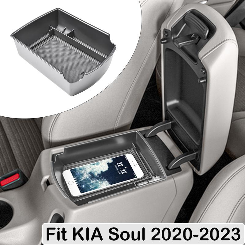 Органайзер для центральной консоли для KIA Soul Аксессуары Подлокотник Бардачок Вторичное хранилище Лоток для мелочей Хранение