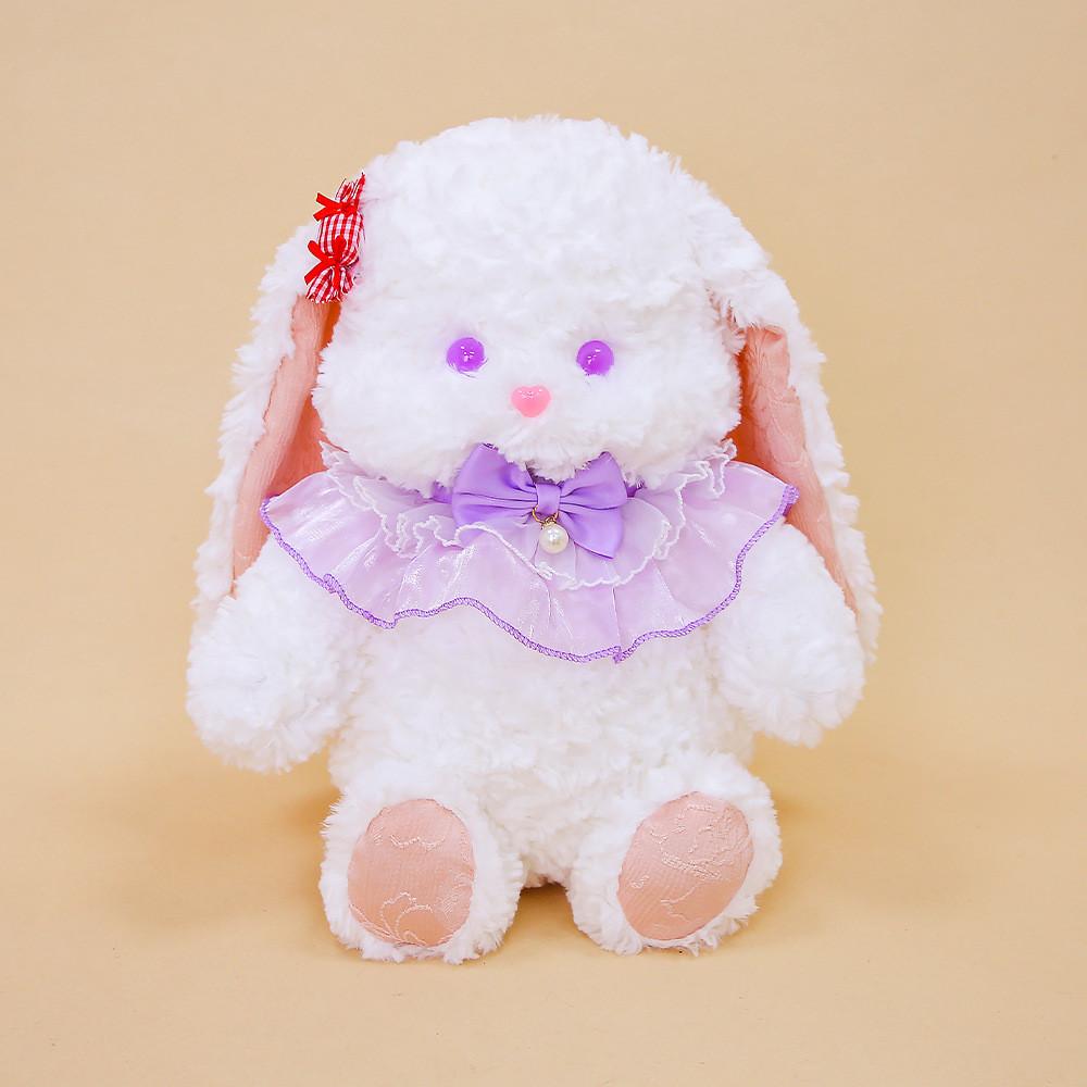 Plush Bunny Toy With Polyester Fiber Filling For Gift And Home Decor