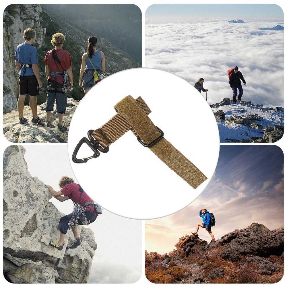 Outdoor Anti-lost Safety Rope Storage Climbing Glove Hook Hanging Buckle