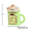 Burger Pompompurin Cartoon Bread And Cup Resin Ornaments For Party Gifts And