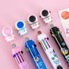 5Pcs Cute Astronaut Ten-color Pen Colored Ballpoint Pen, Student June 1st End Christmas Prize Gift