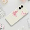 For Samsung Galaxy A07 4G Case Butterfly Pattern Printing Straight Edge TPU Phone Back Cover