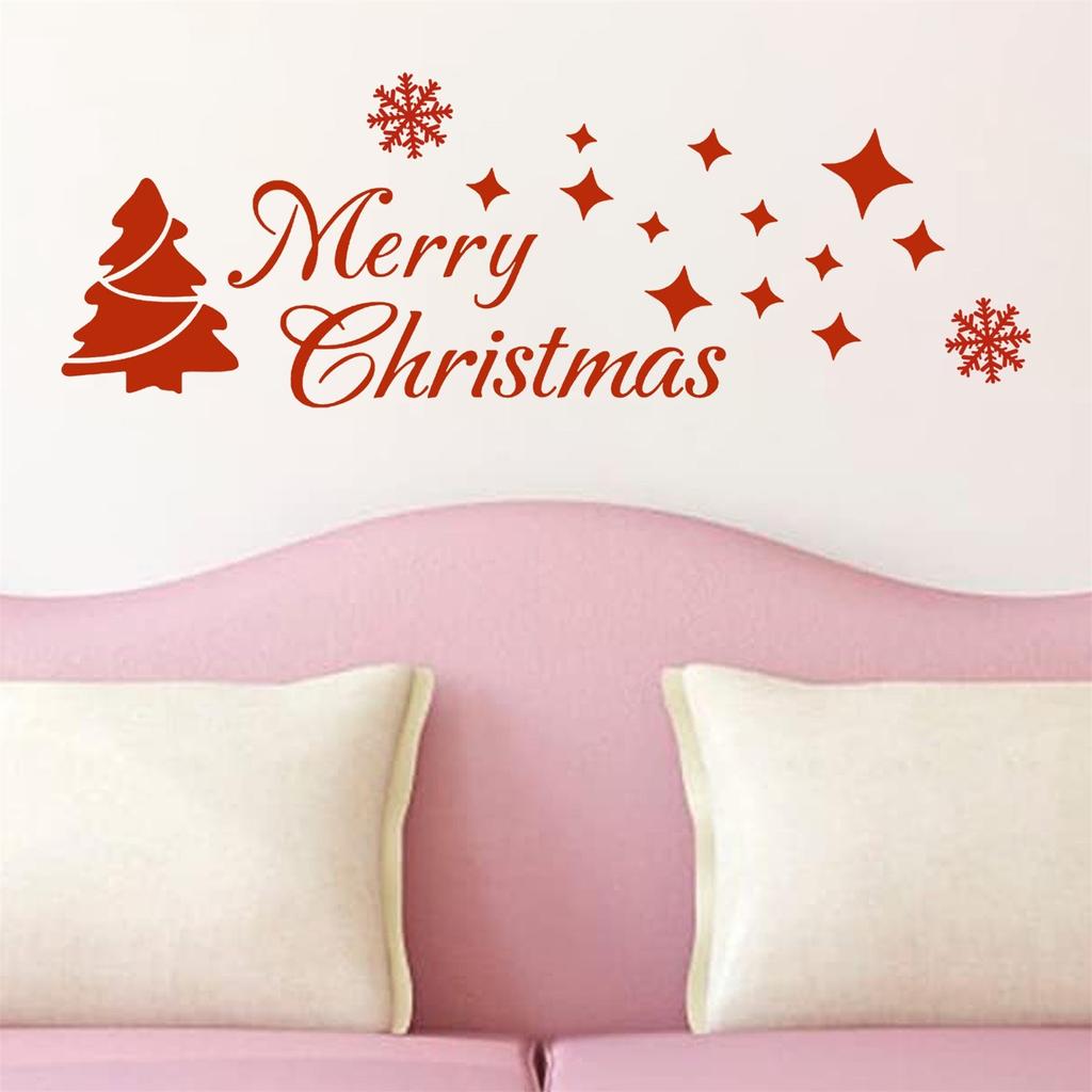 Рождественские наклейки Наклейки на окна торгового центра Наклейки для детской комнаты Наклейки на стену Набор рождественских украшений\15.7in