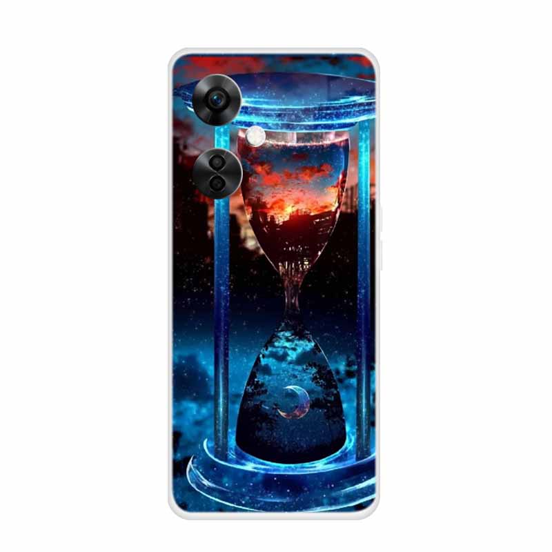 For OnePlus Nord CE 3 Lite 5G Cases Wolf Clear Soft TPU Silicone Phone Cover For One Plus Nord CE 3 5G Case Transparent Etui