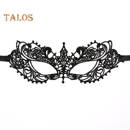 Черная кружевная маска, сексуальная полая маска на половину лица, дышащая маска для вечеринки, венецианские костюмы для маскарада, косплея, карнавала