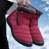 Fashion Women Boots Non Slip Waterproof Winter Snow Shoes Platform Shoes for Women Warm Ankle Boots Outdoor Short Shoes Cotton Shoe