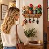 Wall Mounted House Key Holder Wooden Wall Key Rack New Decorative Key Hanger  Bedroom Decor