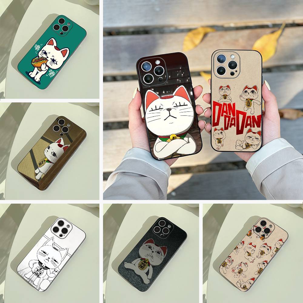 Чехол-бампер Dan-da-dan Turbo для iPhone 17,16,15,14,13,12,11 Pro Max, Легкий и практичный, Мягкий черный