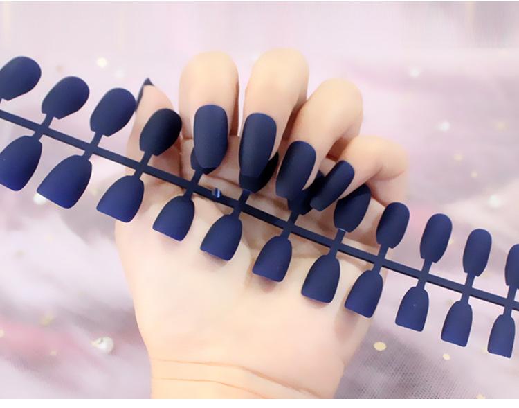 24 шт./компл. DIY быстрые ногти, матовые, матовые, длинные, Т, однотонные, накладные ногти, разноцветные полоски, готовый маникюр, маникюр