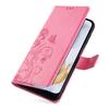 For Honor 90 Case Butterfly Flower PU Leather Stand Phone Cover with Wrist Strap Card Slots