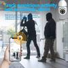 5MP E27 Bulb Surveillance 4X Digital Zoom Camera 2.4G 5G WiFi Wireless Baby Monitor Cameras AI Tracking Home Color Night Vision CCTV Cam