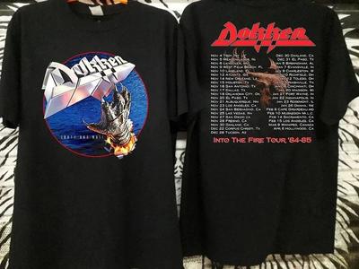 Футболка Dokken Tooth and Nail Into The Fire Tour '84-85