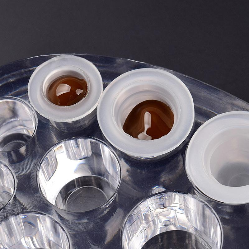 100Pcs Microblading Tattoo Ink Cups Permanent Makeup Pigment Holder Containers