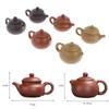1 шт. фиолетовый глиняный чайник для чая, карманный чайный набор для домашних животных, украшения для чая