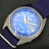 SEIKO 5 AUTOMATIC 6309A JAPAN MENS VINTAGE ARABIC BLUE DIAL WATCH a701605-5