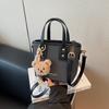 Популярная маленькая сумка женская летняя новая универсальная сумка-мессенджер портативная сумка-ведро